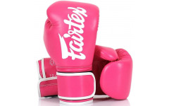 Боксерские перчатки Fairtex BGV14 pink-white 10 oz Боксерские перчатки Fairtex BGV14 pink-white 10 oz