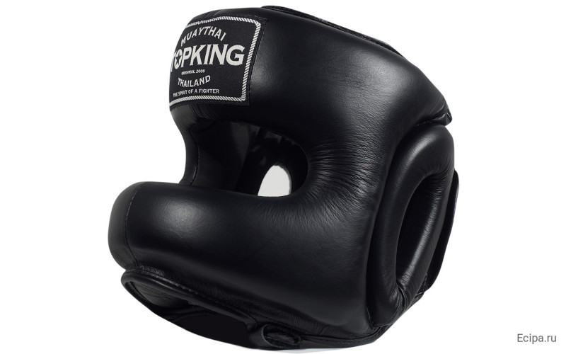 Боксерский шлем с бампером Top King TKHGPT black L