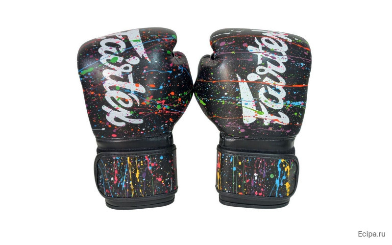 Боксерские перчатки Fairtex BGV14 Painter color black 10 oz