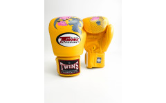Боксерские перчатки Twins FBGVL3-13 yellow 16 oz Боксерские перчатки Twins FBGVL3-13 yellow 16 oz