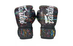 Боксерские перчатки Fairtex BGV14 Painter color black 14 oz Боксерские перчатки Fairtex BGV14 Painter color black 14 oz