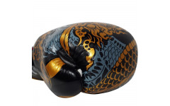 Боксерские перчатки FBGVL3-52 Dragon black gold 12 oz Боксерские перчатки FBGVL3-52 Dragon black gold 12 oz