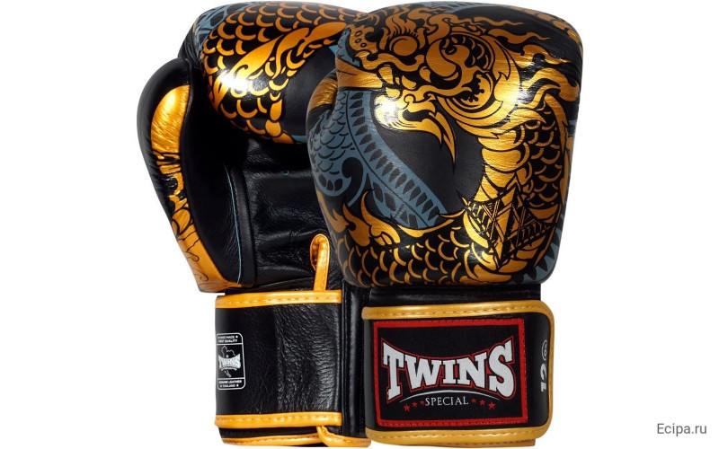 Боксерские перчатки FBGVL3-52 Dragon black gold 16 oz