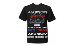 Футболка BORN TO BE MUAY THAI (MT8009) S