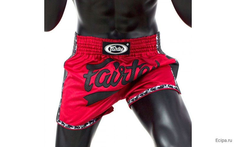 Шорты для бокса Fairtex BS1703 (красный-черный) S