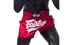 Шорты для бокса Fairtex BS1704 (красный-белый) M Шорты для бокса Fairtex BS1704 (красный-белый) M