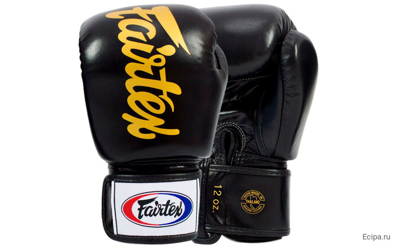 Боксерские перчатки Fairtex BGV19 black 16 oz