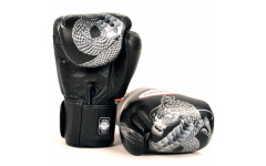Боксерские перчатки Twins FBGVL3-23 black silver 14 oz Боксерские перчатки Twins FBGVL3-23 black silver 14 oz