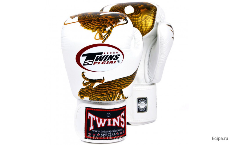 Боксерские перчатки Twins FBGVL3-23 white gold 12 oz