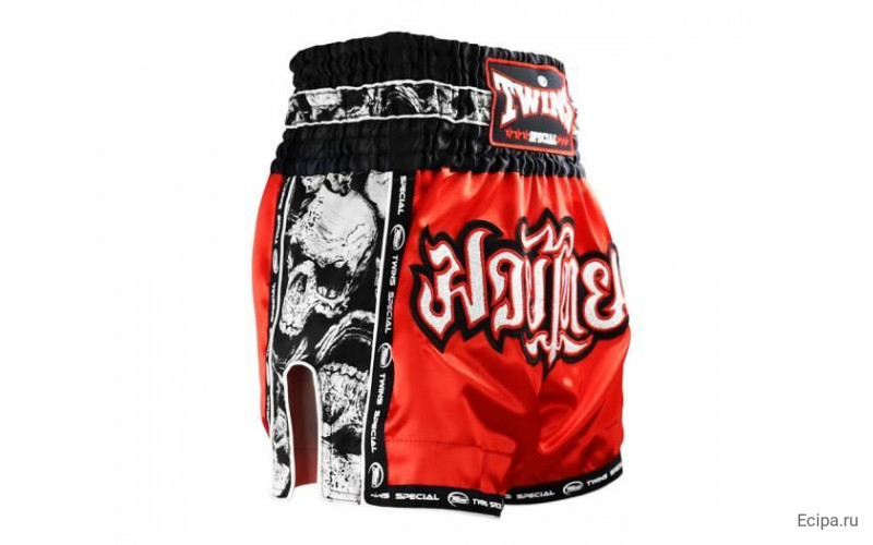 Шорты для бокса Twins Special TBS skull red M