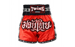 Шорты для бокса Twins Special TBS skull red S Шорты для бокса Twins Special TBS skull red S