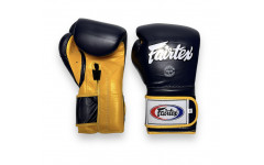 Боксерские перчатки Fairtex BGV9 blue navy yellow 14 oz Боксерские перчатки Fairtex BGV9 blue navy yellow 14 oz