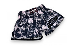 Шорты для бокса Raja Boxing Skullz pink 2XL