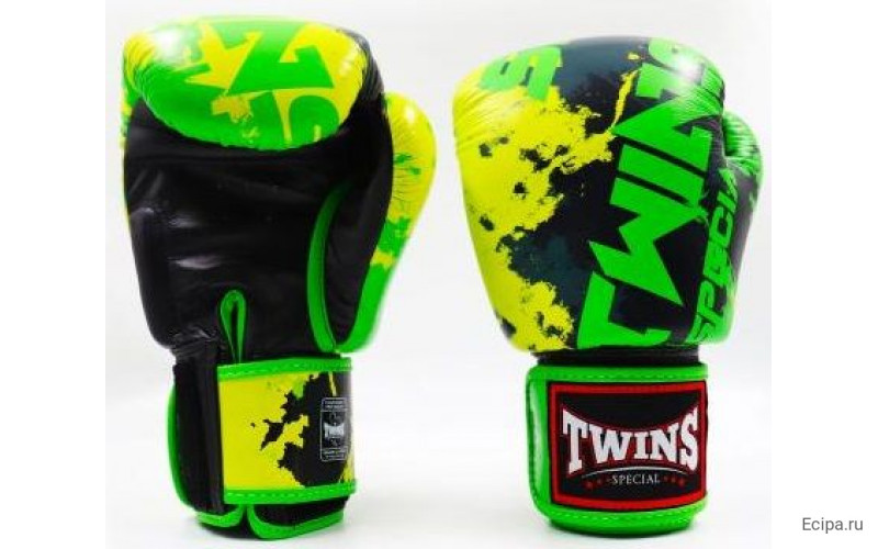 Боксерские перчатки Twins FBGVL3-61 green 12 oz