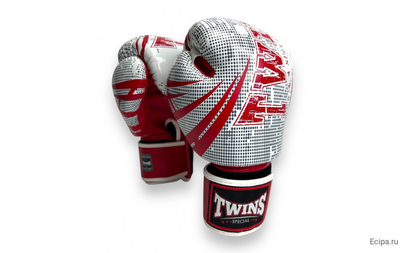Боксёрские перчатки FBGVL3-TW5 white red 10 oz