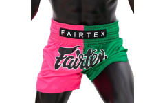 Шорты для бокса Fairtex BS1911 (розовый-зеленый) XL