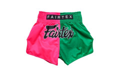 Шорты для бокса Fairtex BS1911 (розовый-зеленый) XL