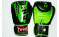Боксерские перчатки TWINS FBGVL3-TW2 black green 10 oz Боксерские перчатки TWINS FBGVL3-TW2 black green 10 oz
