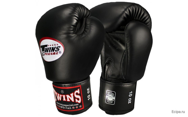Боксерские перчатки Twins Special BGVL3 black 10 oz