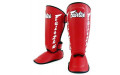 Защита голени Fairtex SP7 red XL