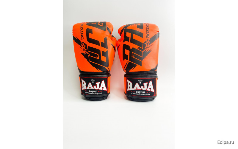 Боксерские перчатки Raja model 3 orange 10 oz