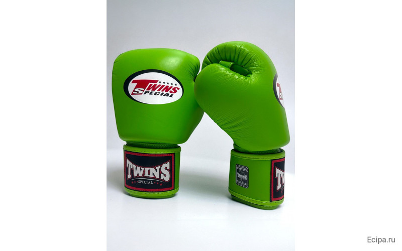 Боксерские перчатки Twins Special BGVL3 green neon 14 oz