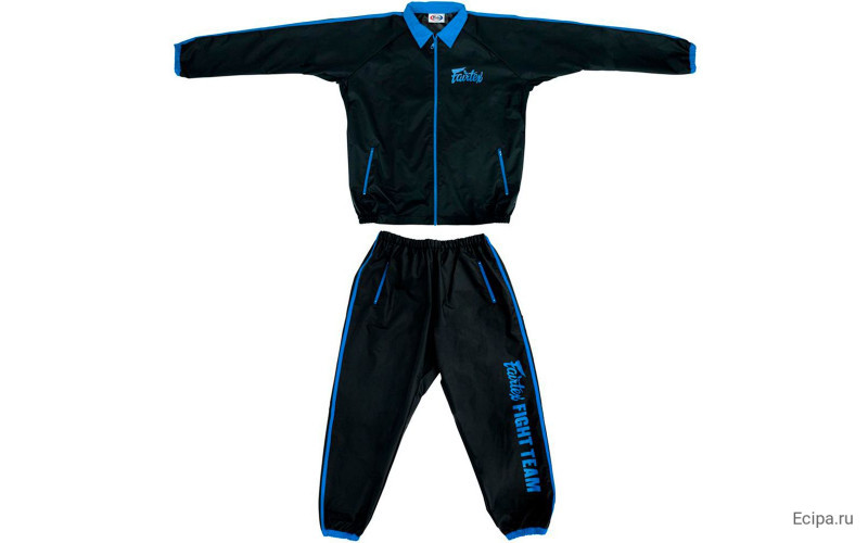 Костюм сауна Fairtex VS4 black blue S