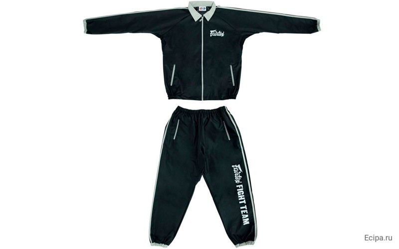 Костюм сауна Fairtex VS4 black gray S