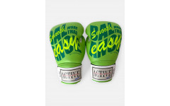 Боксёрские перчатки TKB ACTIVE MUAYTHAI green 14 oz