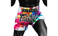 Шорты для бокса Fairtex BS1939 Funcy Soul white - L